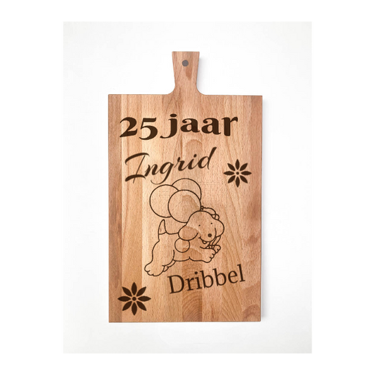 Snijplank Traditional Large - Met naam of logo gravering - 41,5 cm x 24 cm