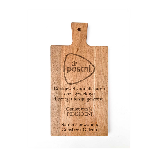 Snijplank Traditional Medium - Met naam of logo gravering - 31,5 cm x 16 cm